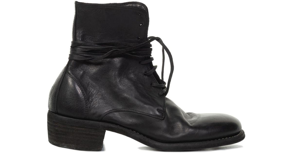 Guidi 795 Horse Laced Up Boots Black Lyst
