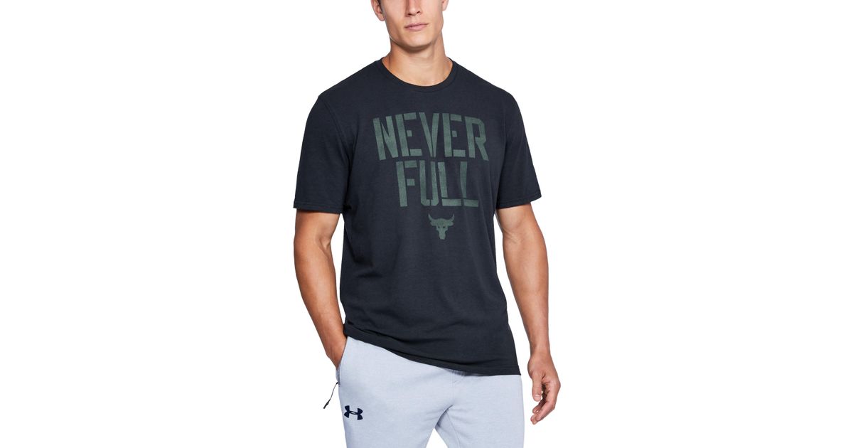 under armour never full shirt