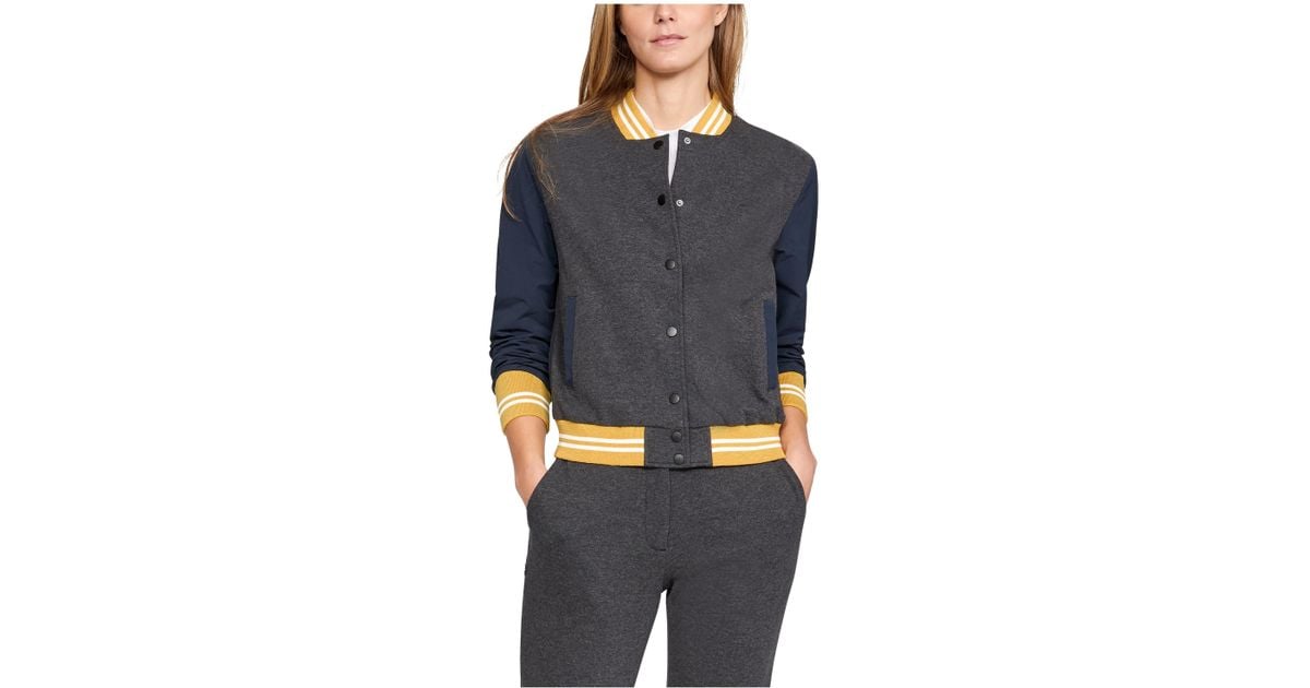 Sportswear Letterman Jacket in Gray 