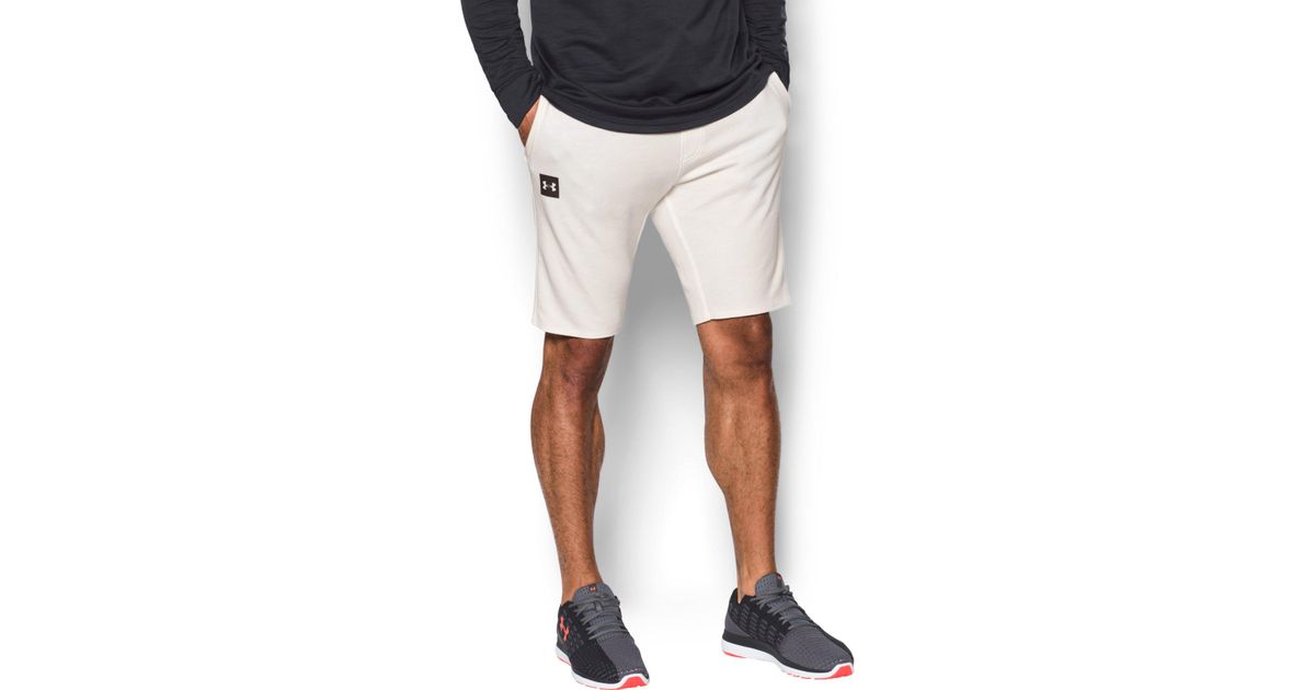 under armour men's sportstyle terry tapered shorts