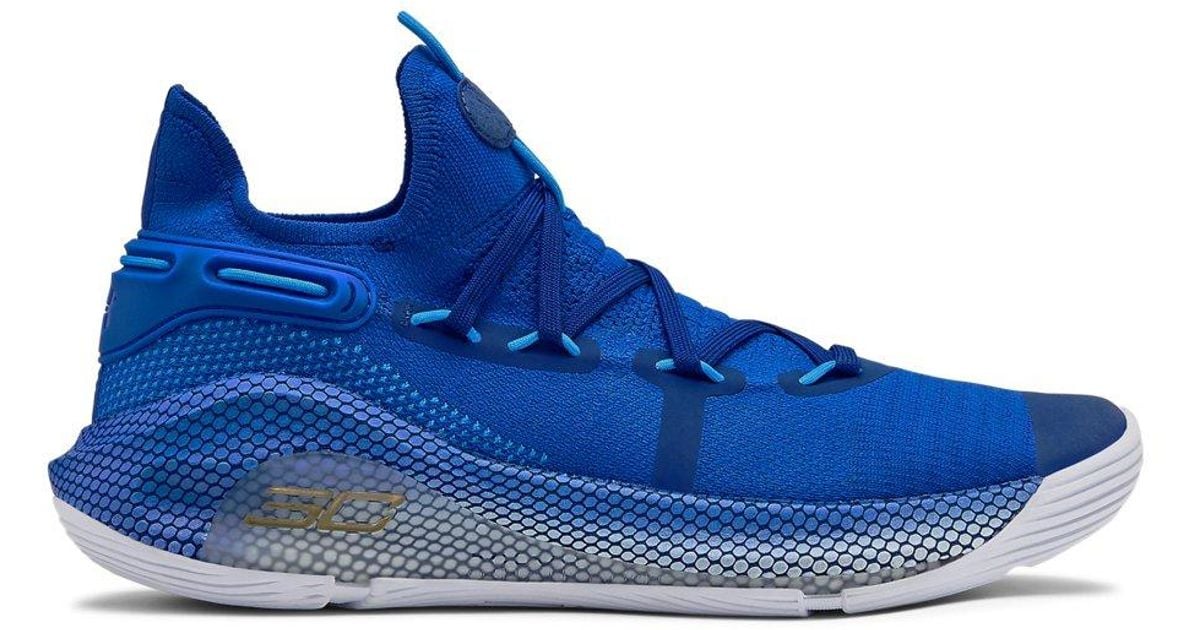 Under Armour Curry 6 Team in Blue for Men | Lyst