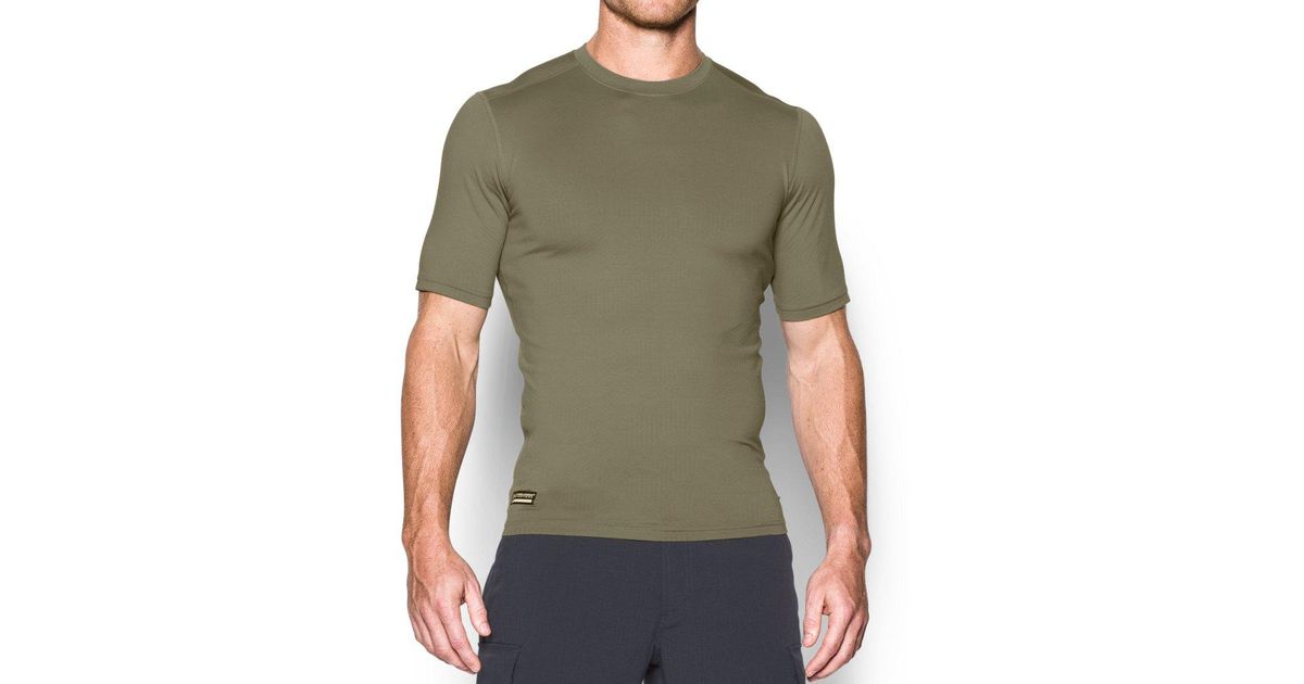 under armour coldgear compression tactical mock neck shirt