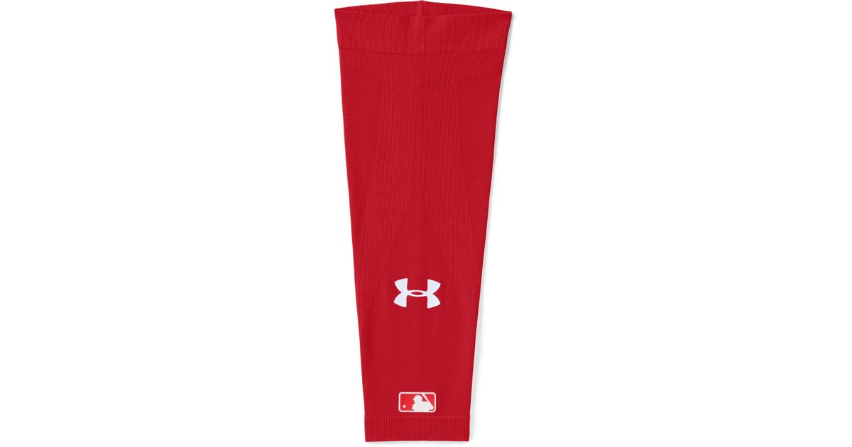 Under Armour Synthetic Men's Mlb Armour Knit Baseball Sleeve in Red/Red