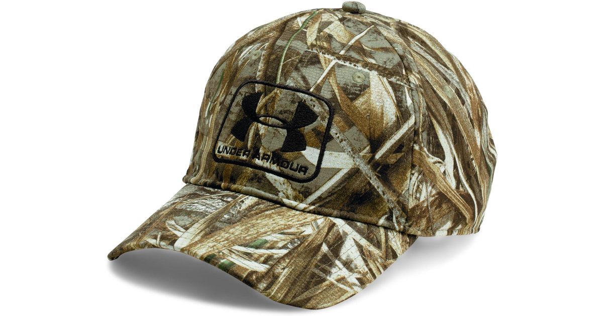 ua camo stretch fit cap