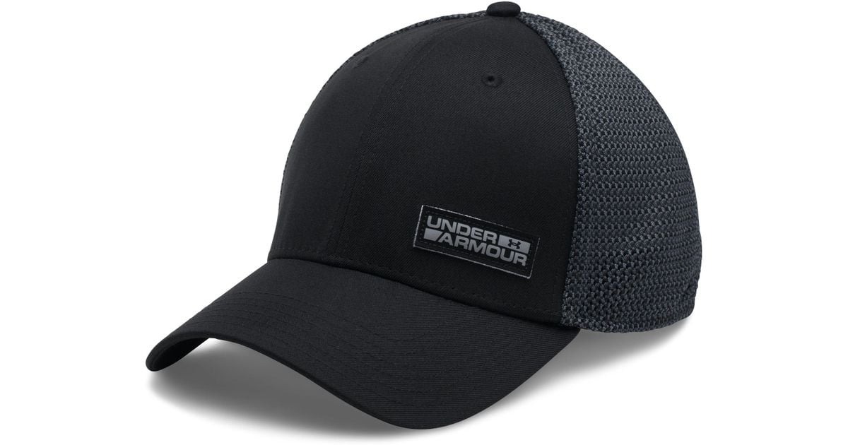 Under Armour Men's Ua Twist Low Crown Cap Black for Men | Lyst