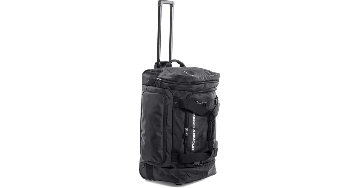 Under Armour Ua Road Game Xl Wheeled Duffle in Black for Men | Lyst