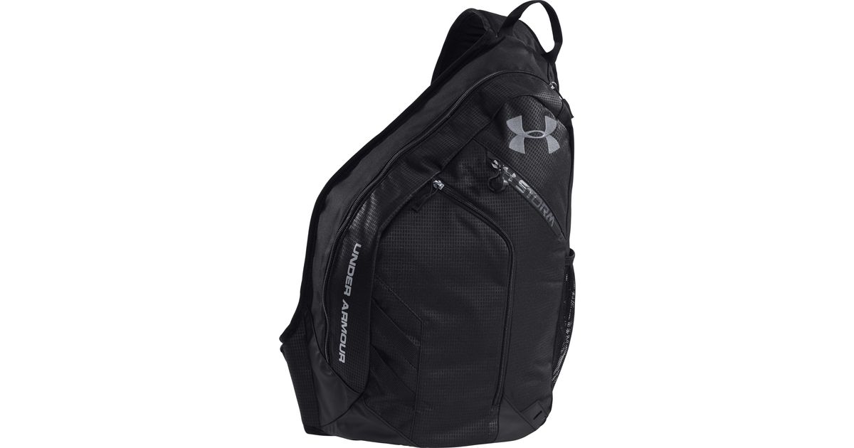 Under Armour Synthetic Ua Storm Compel Sling Pack in Black for Men | Lyst