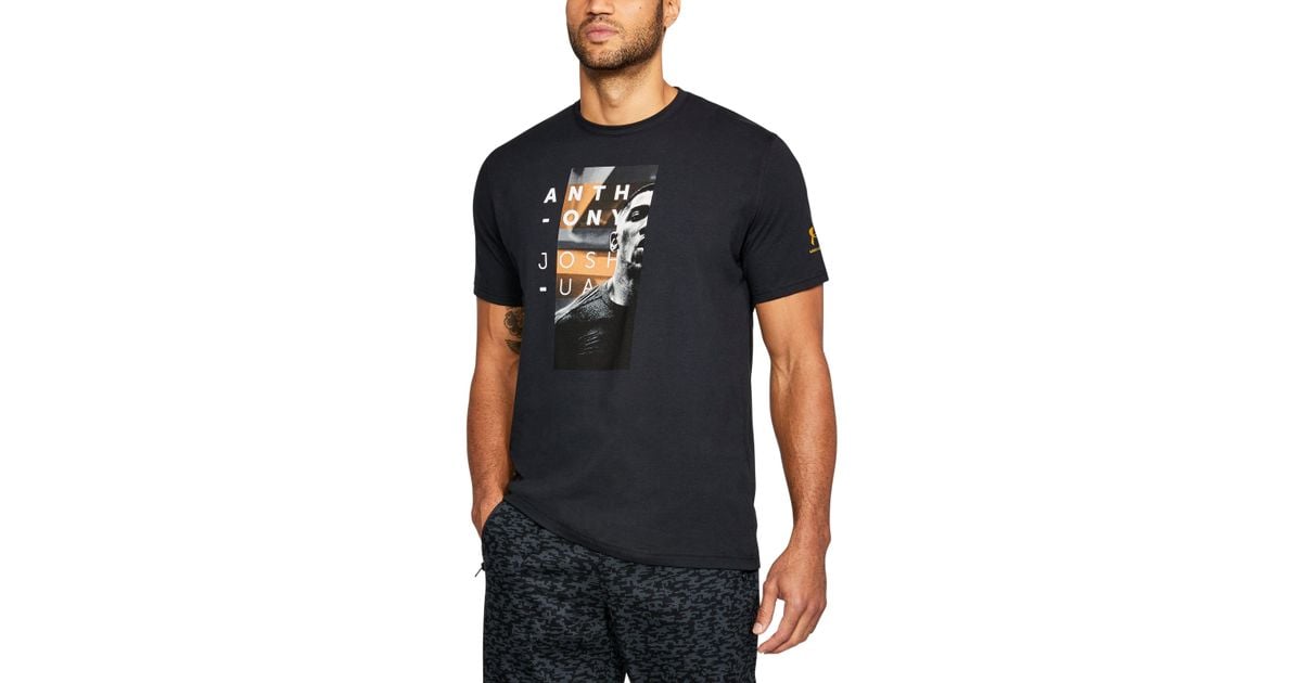 Under Armour Cotton Men's Anthony Joshua See Me T-shirt in Black / (Black)  for Men - Lyst