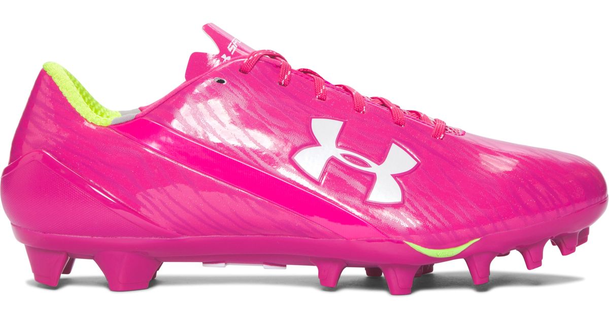 pink high top football cleats