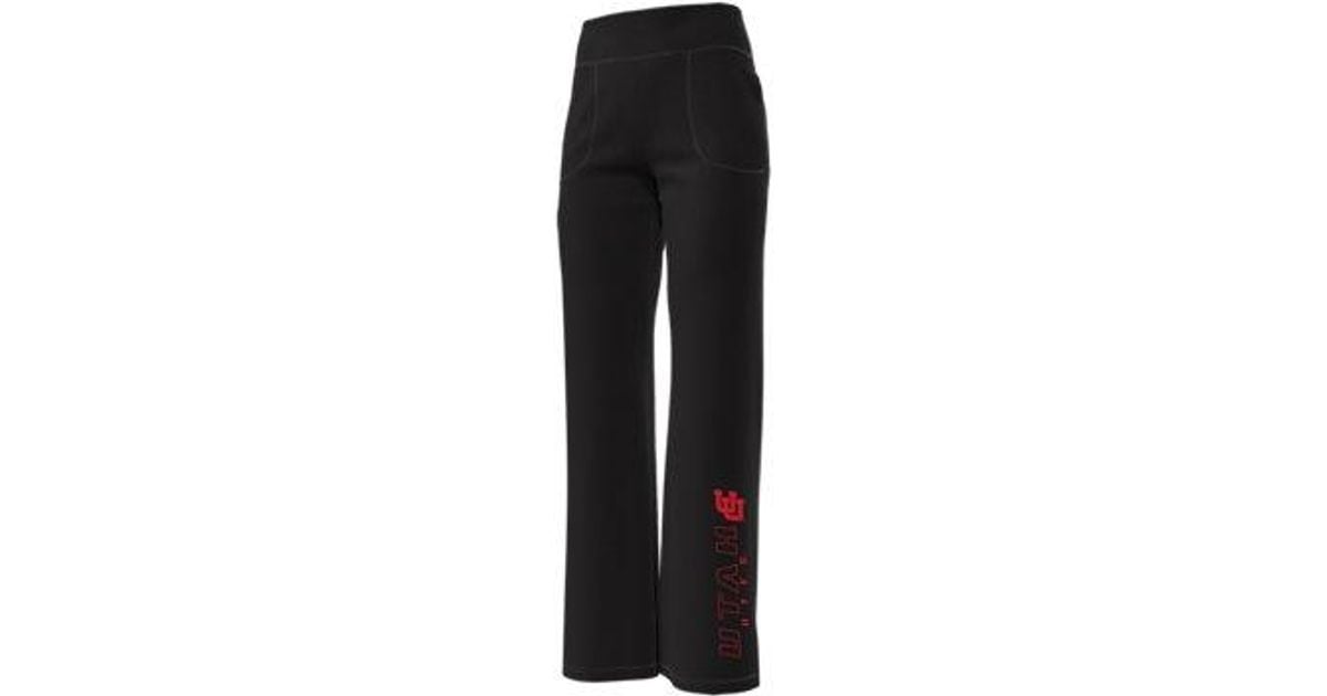 Under Armour Ua Icon Collegiate Open Bottom Pants in Black | Lyst