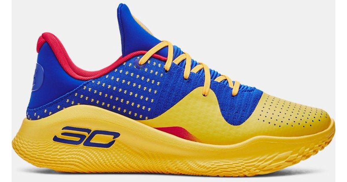 curry 4 royal blue