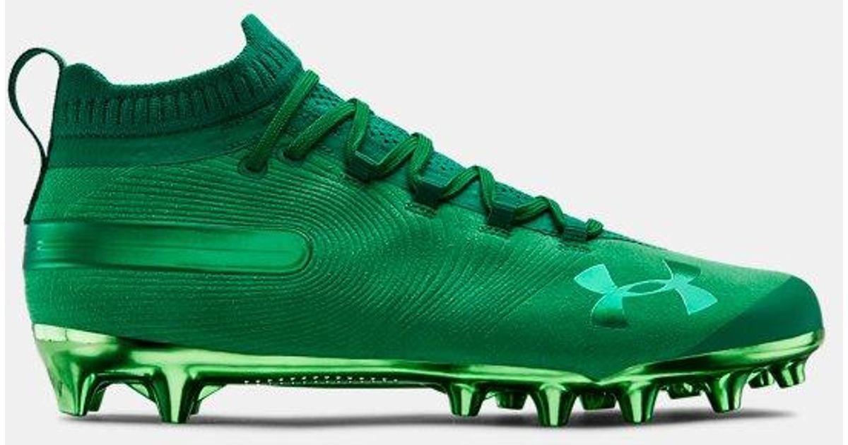 Under Armour Men s Ua Spotlight Suede Mc Football Cleats in Green for 
