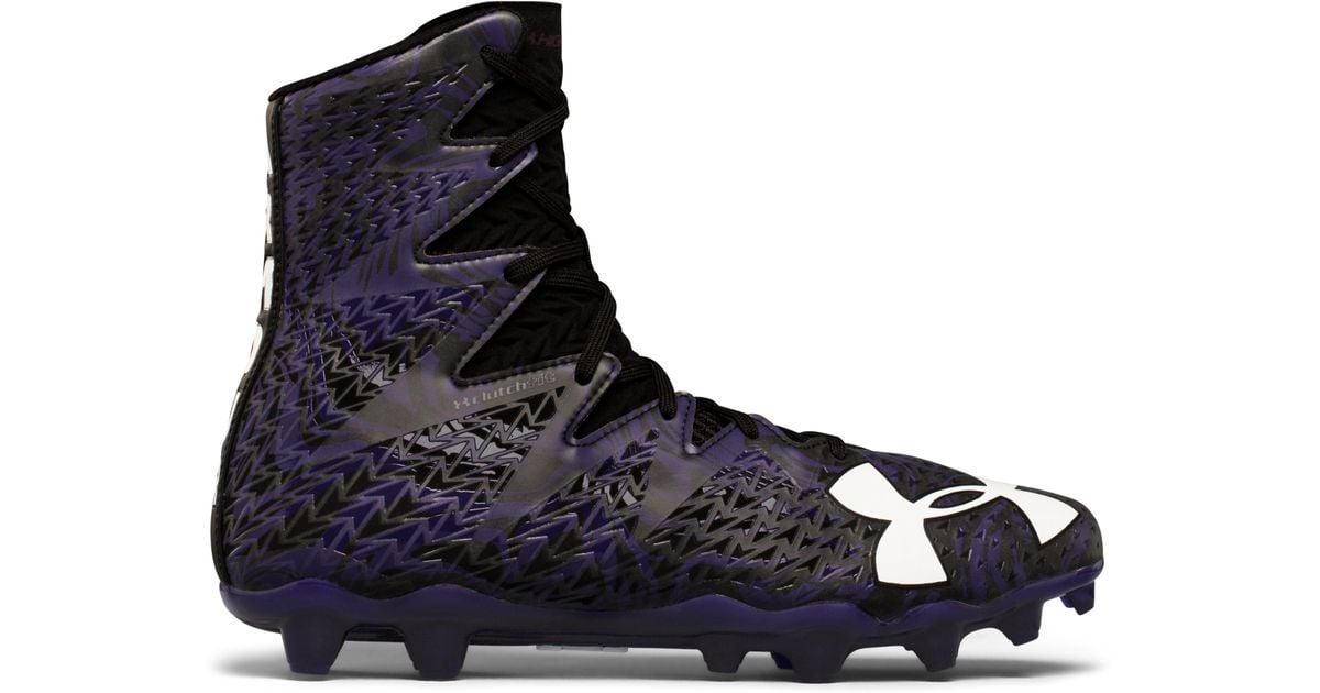 under armour highlight cleats purple