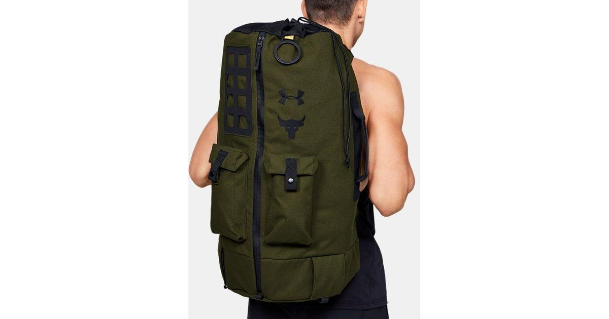 Under Armour Project Rock 90 Bag in Green | Lyst