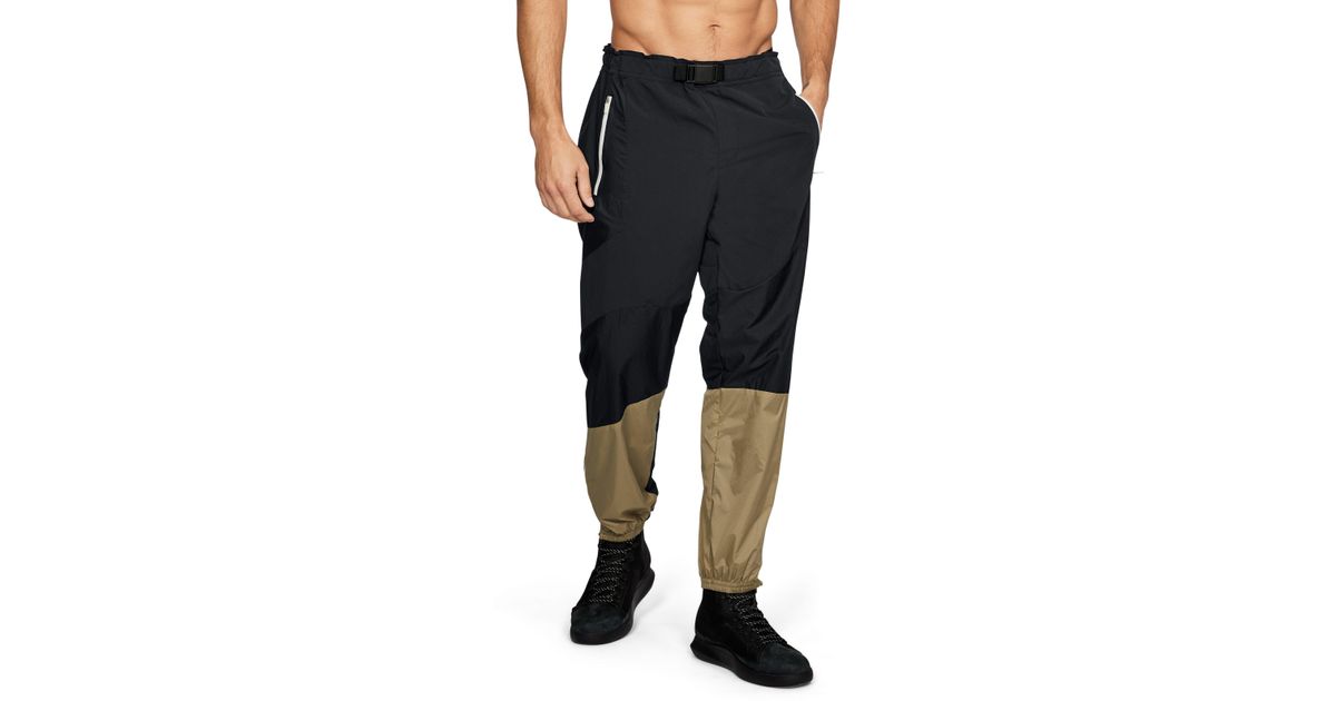 under armour black track pants