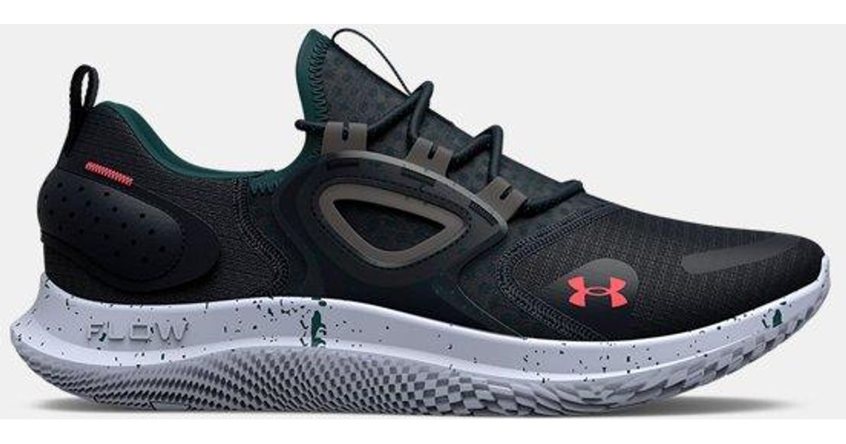 Under Armour Suede Ua Flow Velociti Mvmnt Running Shoes in Black for
