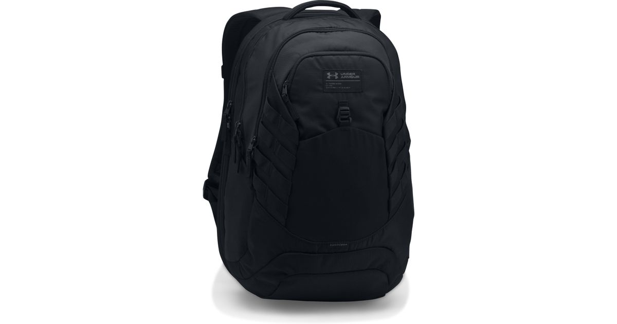 under armour hudson backpack black