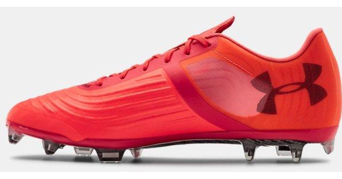 Botas de fútbol UA Magnetico Pro SL FG Under Armour de hombre de color Rojo  | Lyst