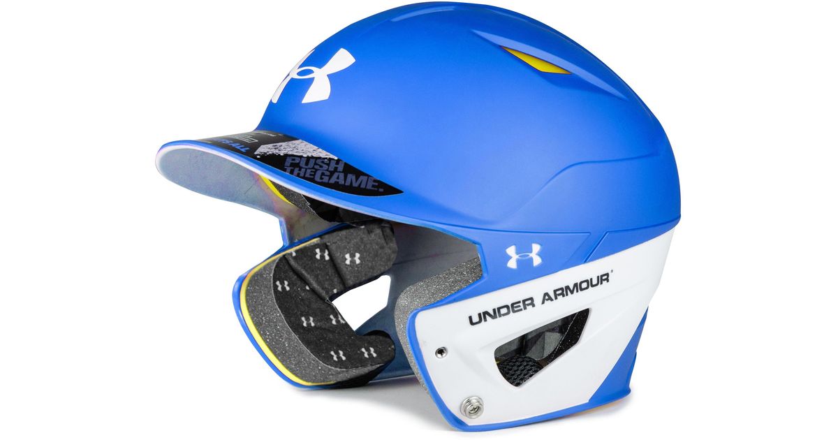 Under Armour Adult Ua Converge Matte Two Tone Batting Helmet in Blue Lyst