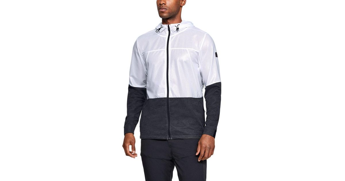 under armour hybrid windbreaker