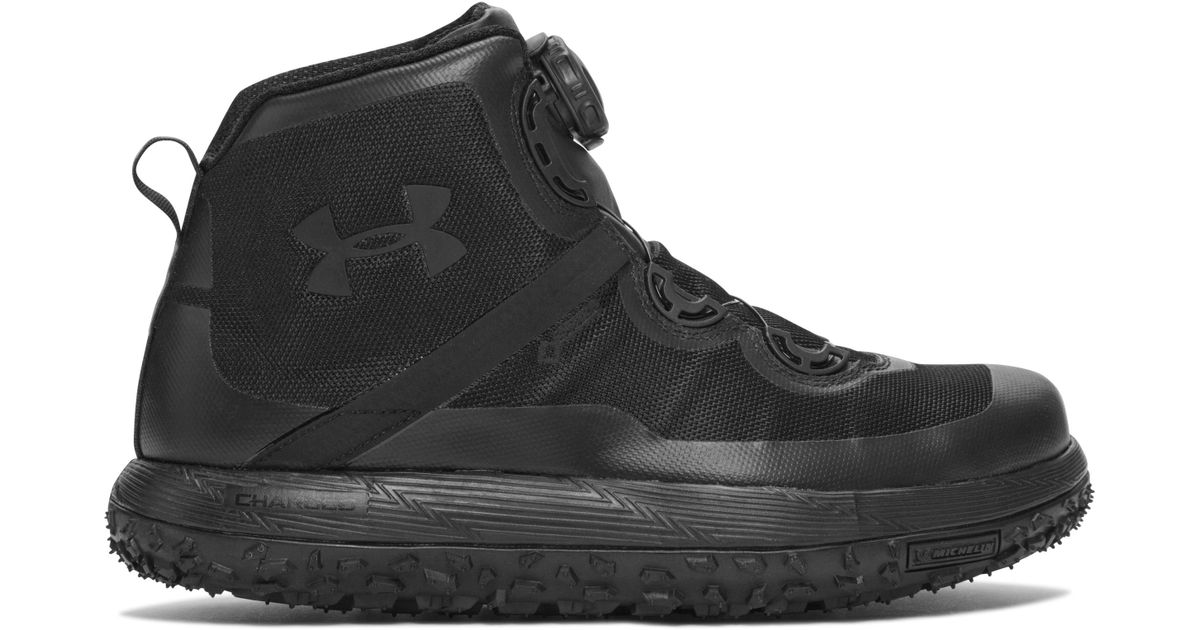 Under Armour Men's Ua Fat Tire Gore-tex® Hiking Boots in Black for Men ...