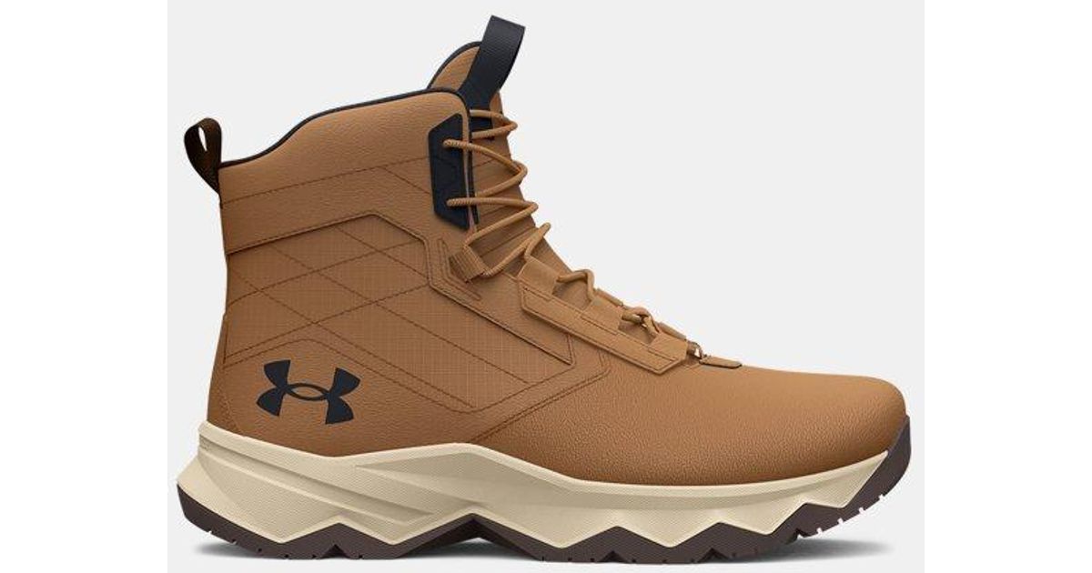 Under Armour Leather Ua Stellar G2 6" Tactical Boots in Brown for Men