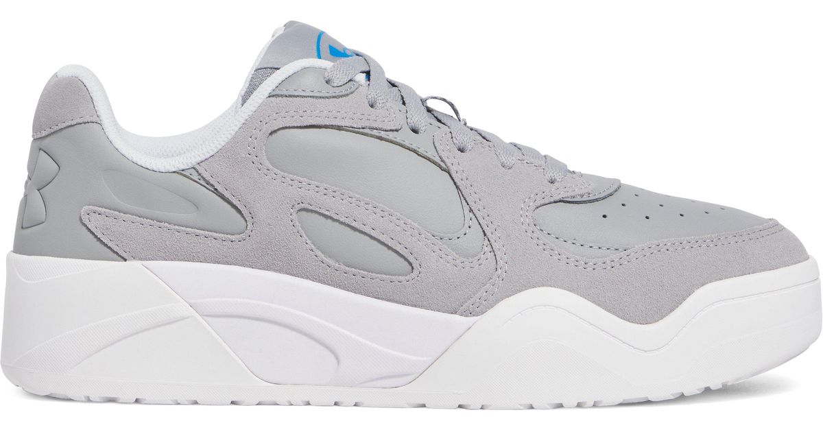 Under Armour Ua Court Anatomix Suede Sportstyle Shoes in Black