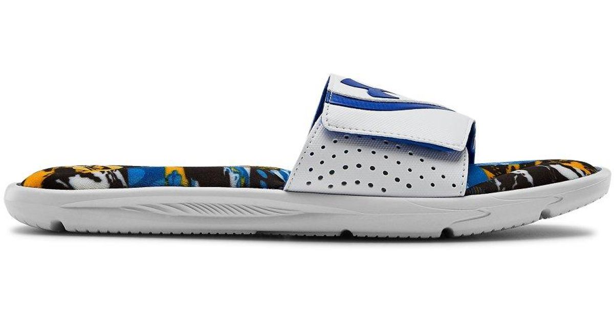 men's ua ignite strk pw vi slides