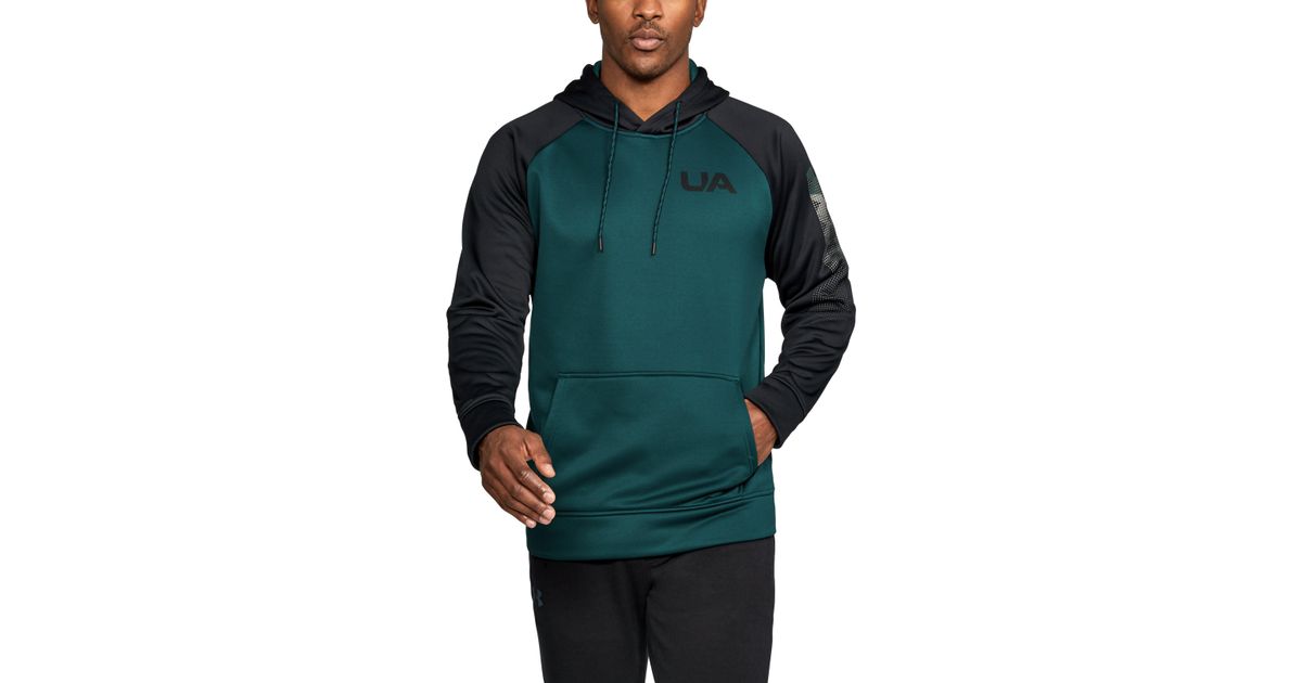 under armour men's storm fleece colorblock hoodie