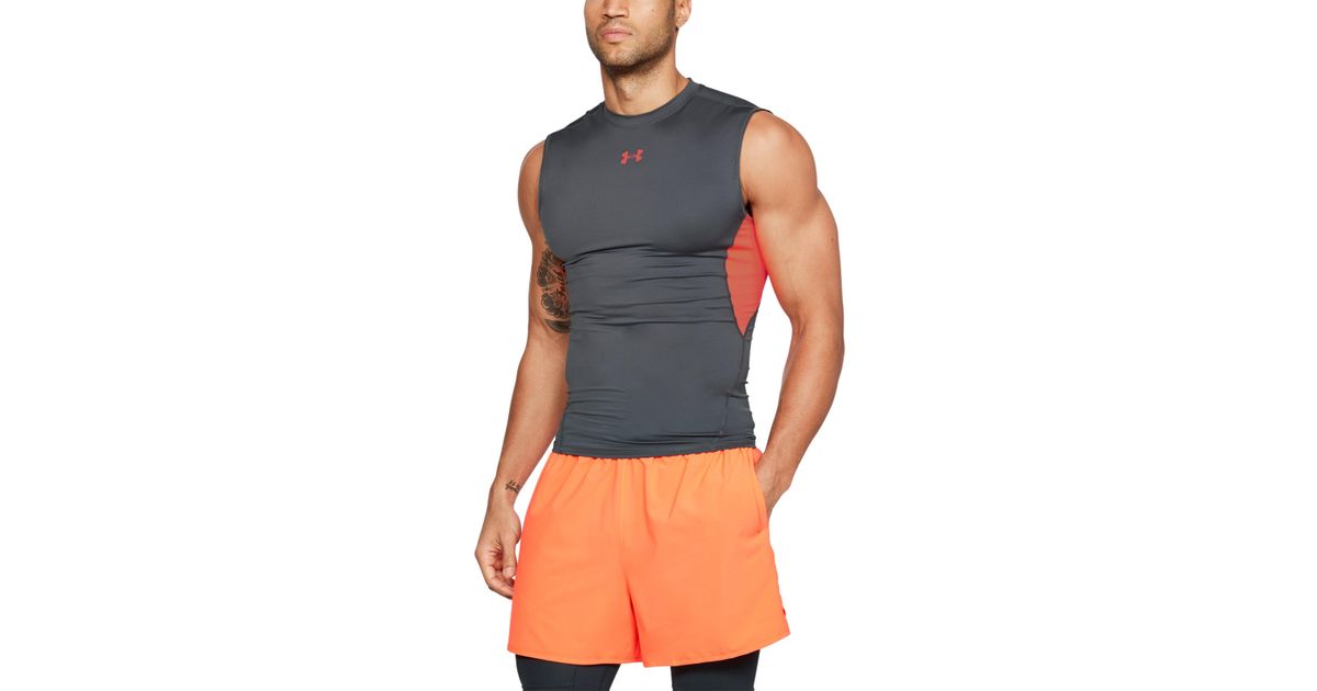under armor sleeveless compression shirt