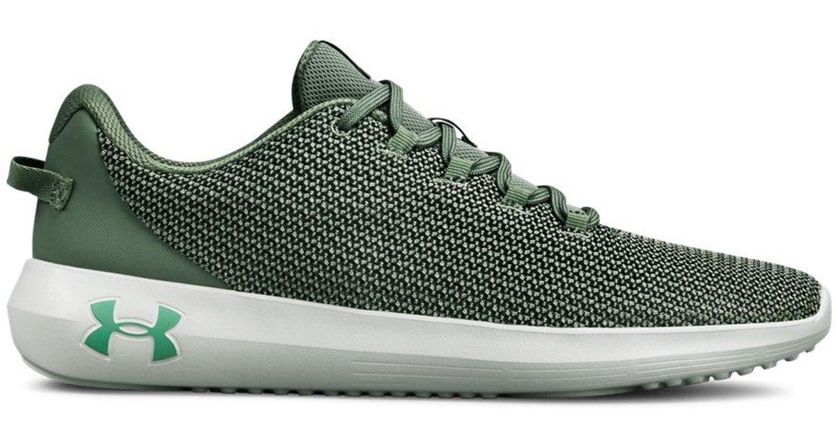 under armour green sneakers
