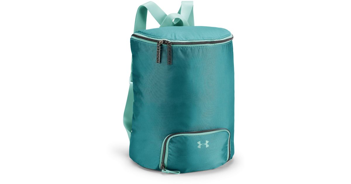mint green under armour backpack