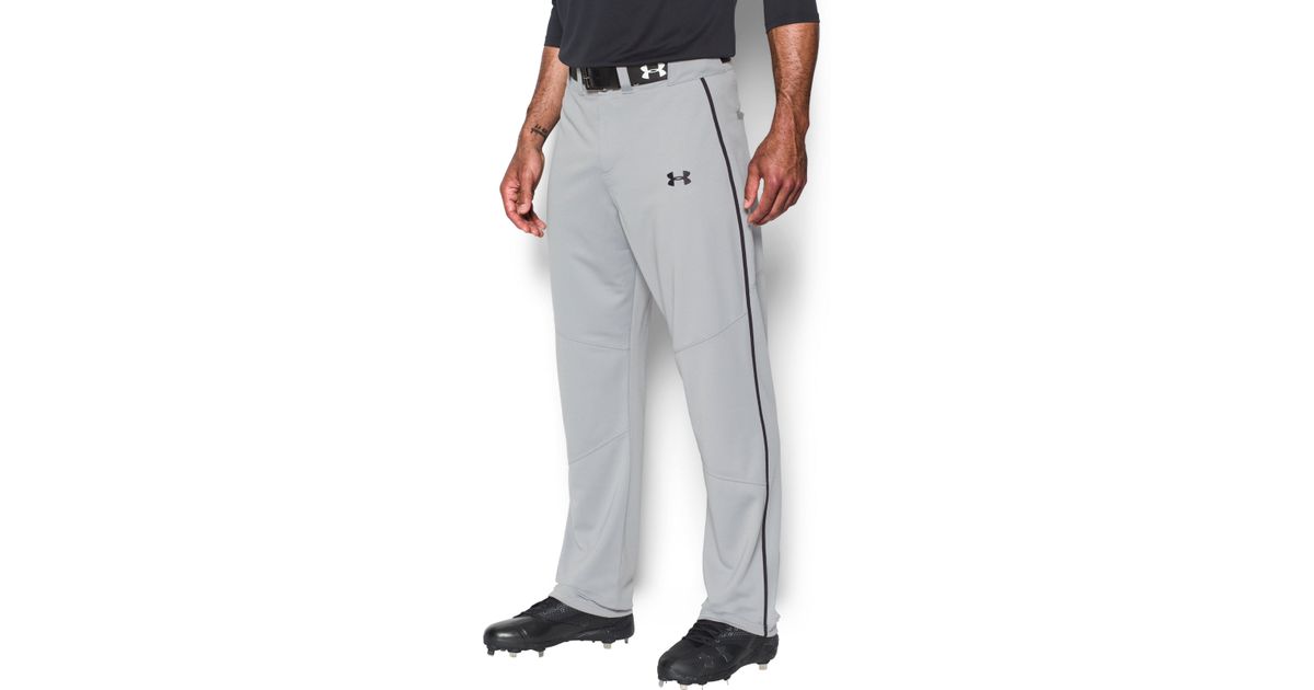 under armour men's piped baseball pants