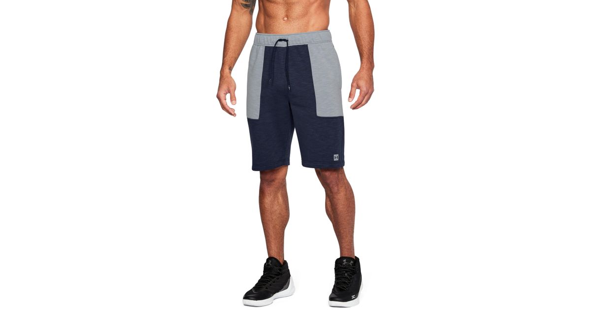 under armour baseline fleece shorts