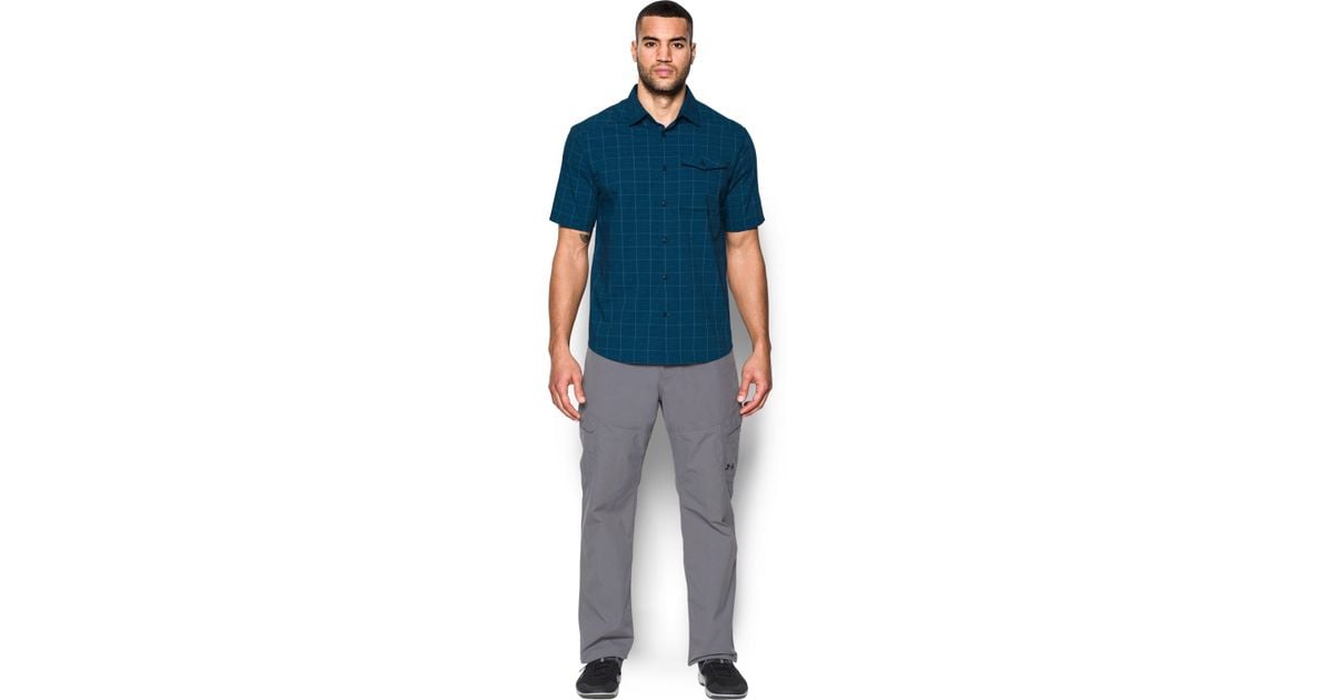 under armour button down short sleeve shirt