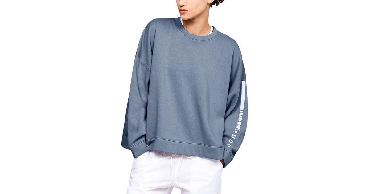 Under Armour Womens Rival Fleece OS Crew