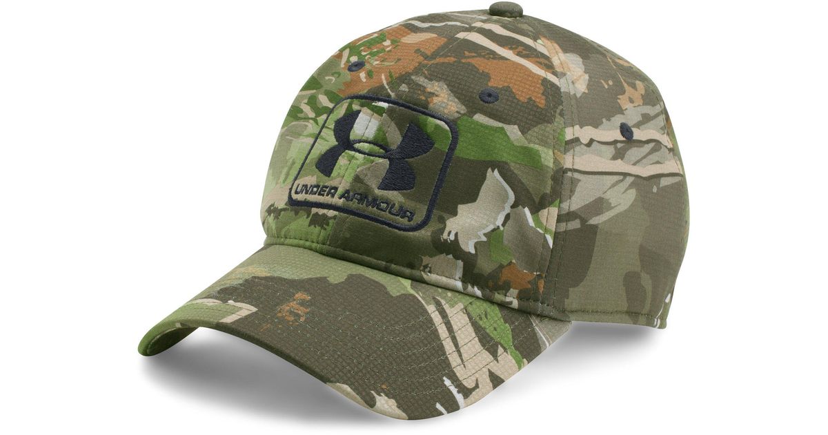 ua camo stretch fit cap
