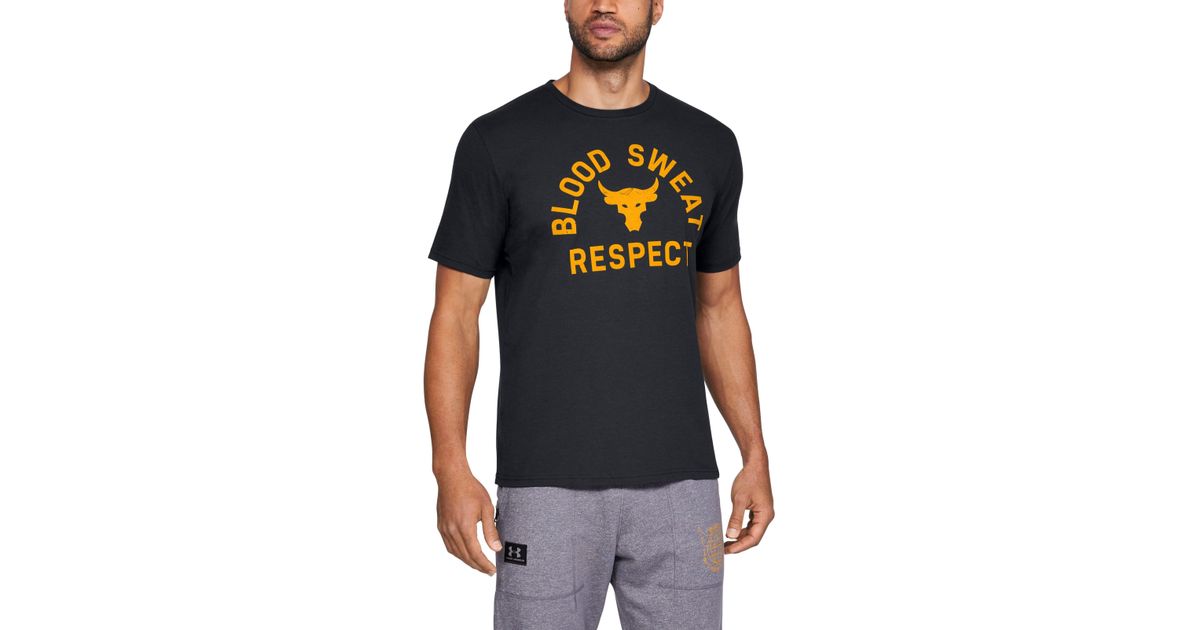 ua x project rock blood sweat respect