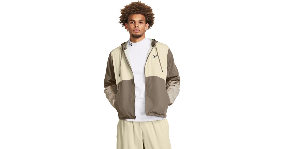 Under Armour Gray Icon Legacy Windbreaker for men