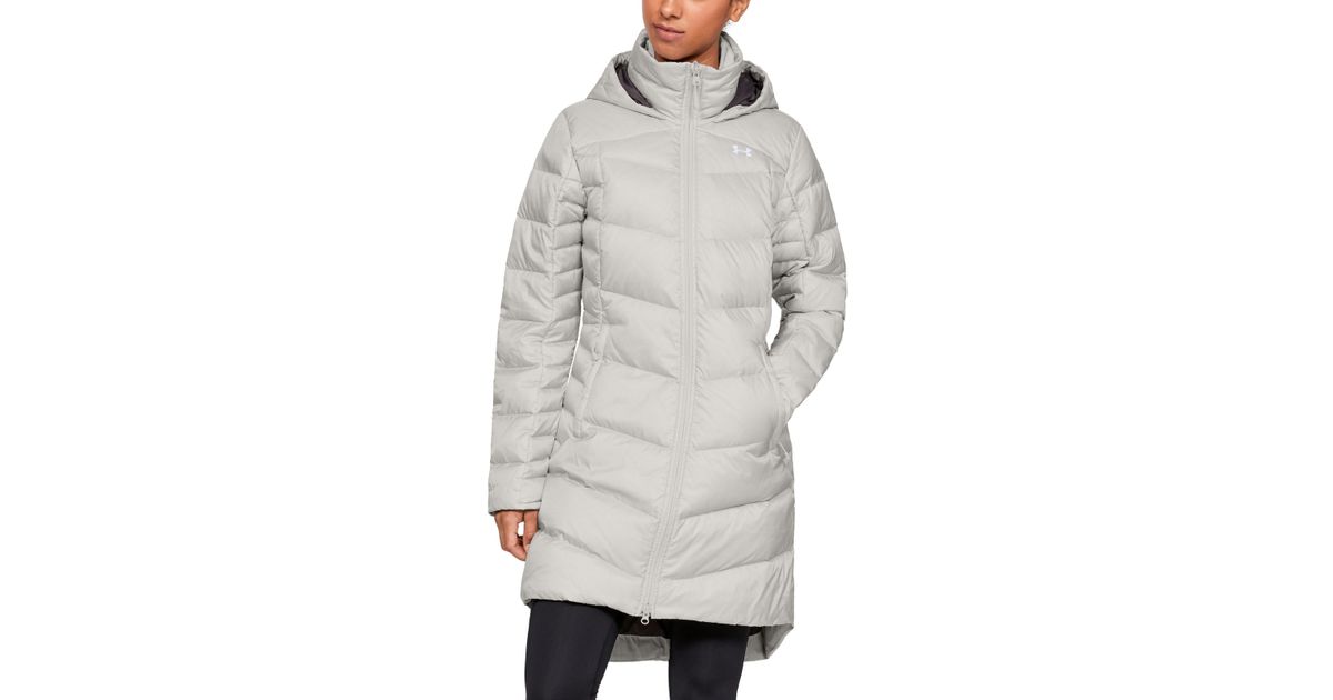 Under Armour Women's Ua Outerbound Down Parka in Gray | Lyst
