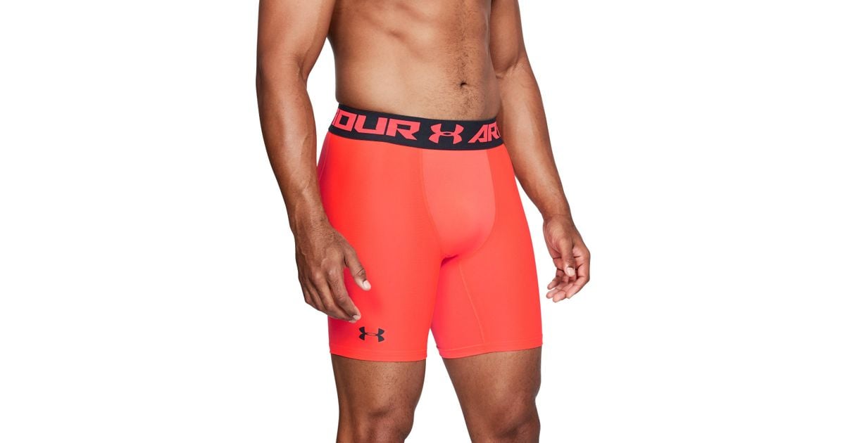 Under Armour Men's Heatgear® Armour Mid Compression Shorts for Men | Lyst