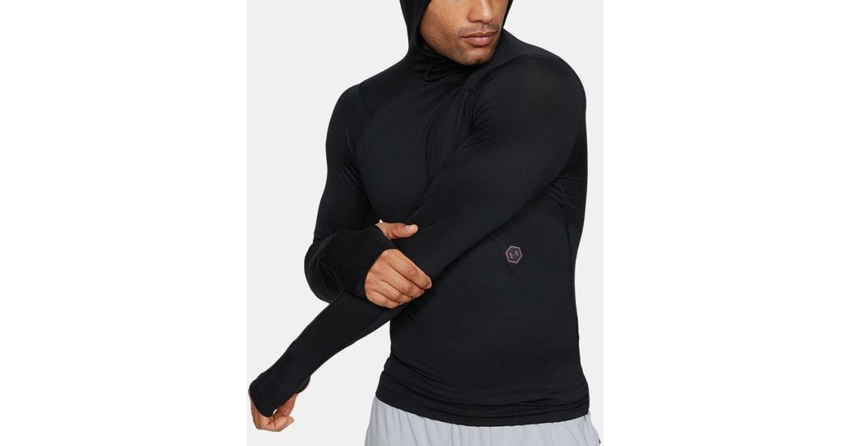 Under Armour Men's Ua Rush Compression Scuba Hoodie in Black for Men | Lyst