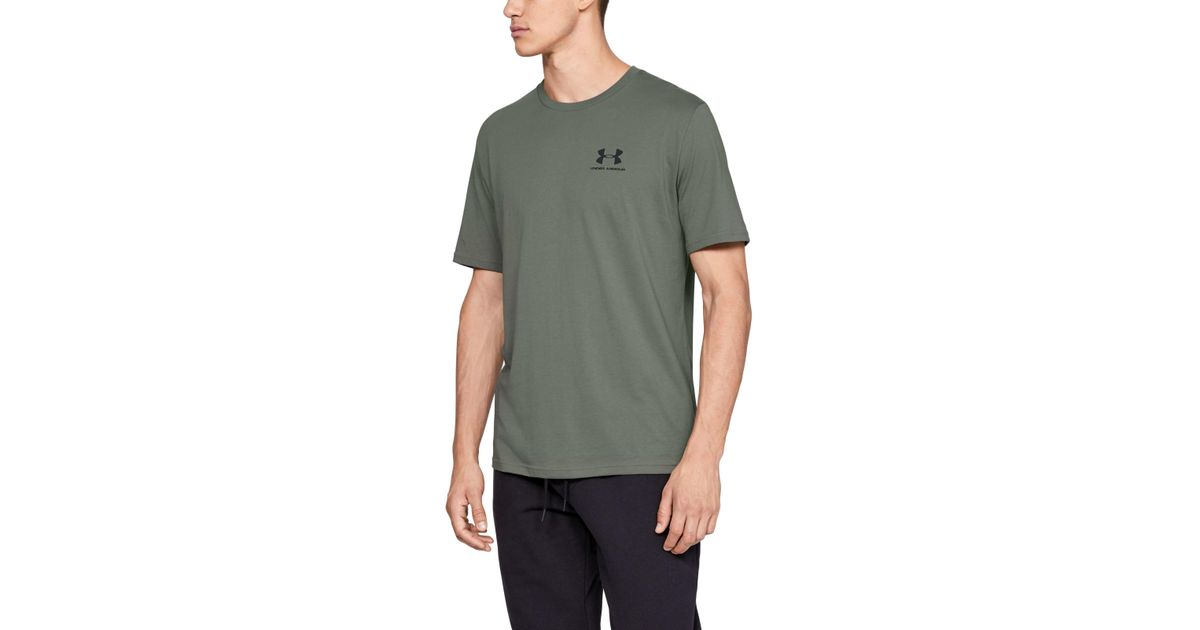 men's ua sportstyle left chest short sleeve shirt