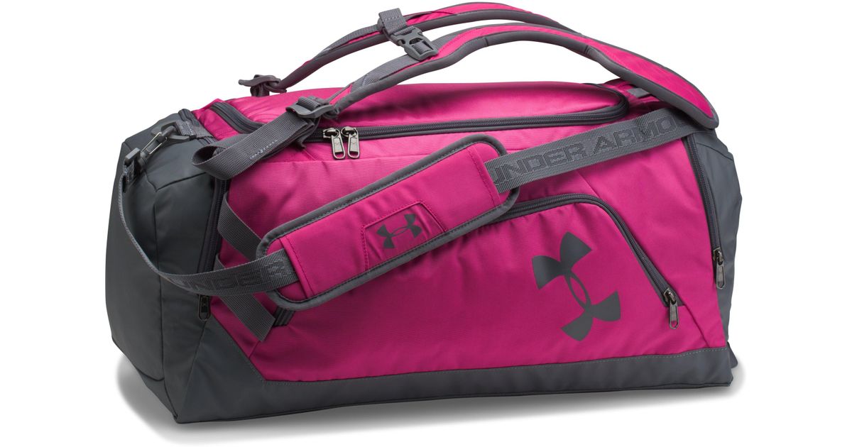 under armour pink duffle bag
