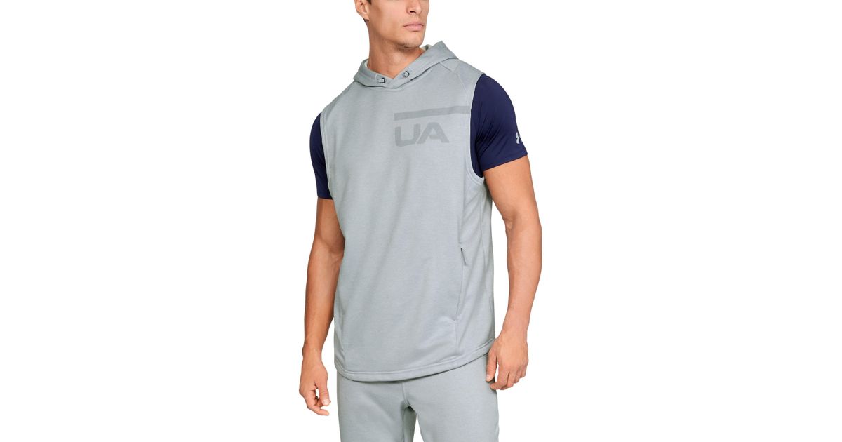 under armour mk1 terry sleeveless hoodie