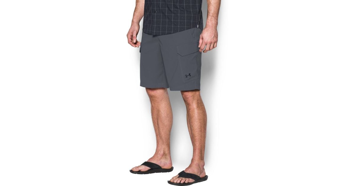 under armour fish cargo shorts