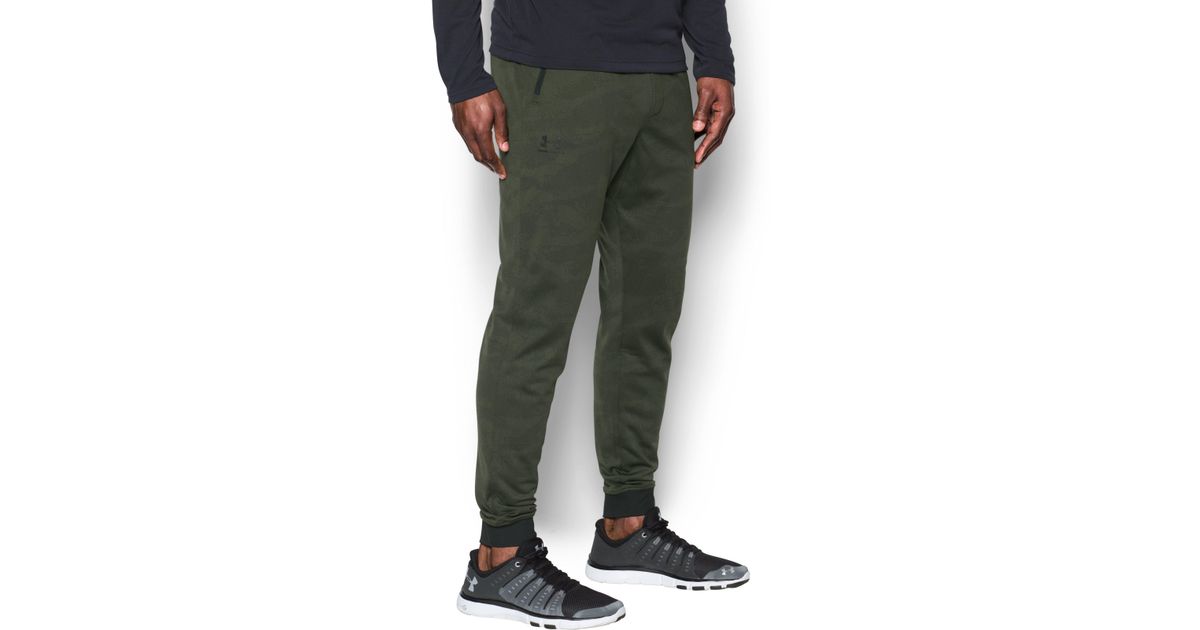 under armour green joggers