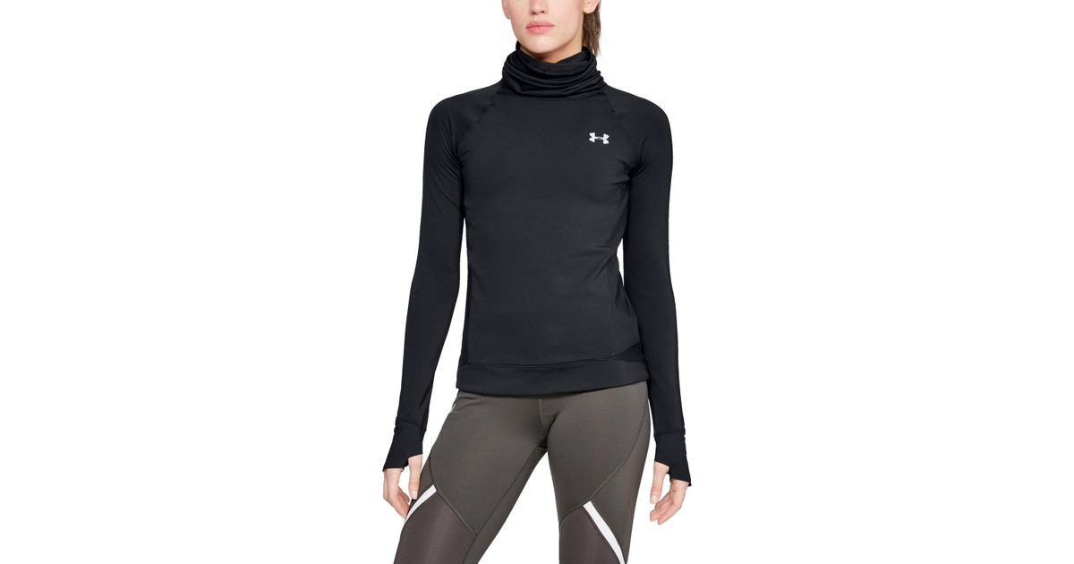 under armour women's coldgear fitted mock top