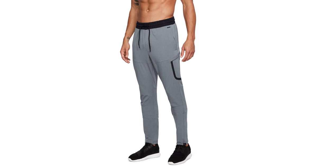 Under Armour Men's Ua Unstoppable Woven Cargo Pants in Gray for Men | Lyst