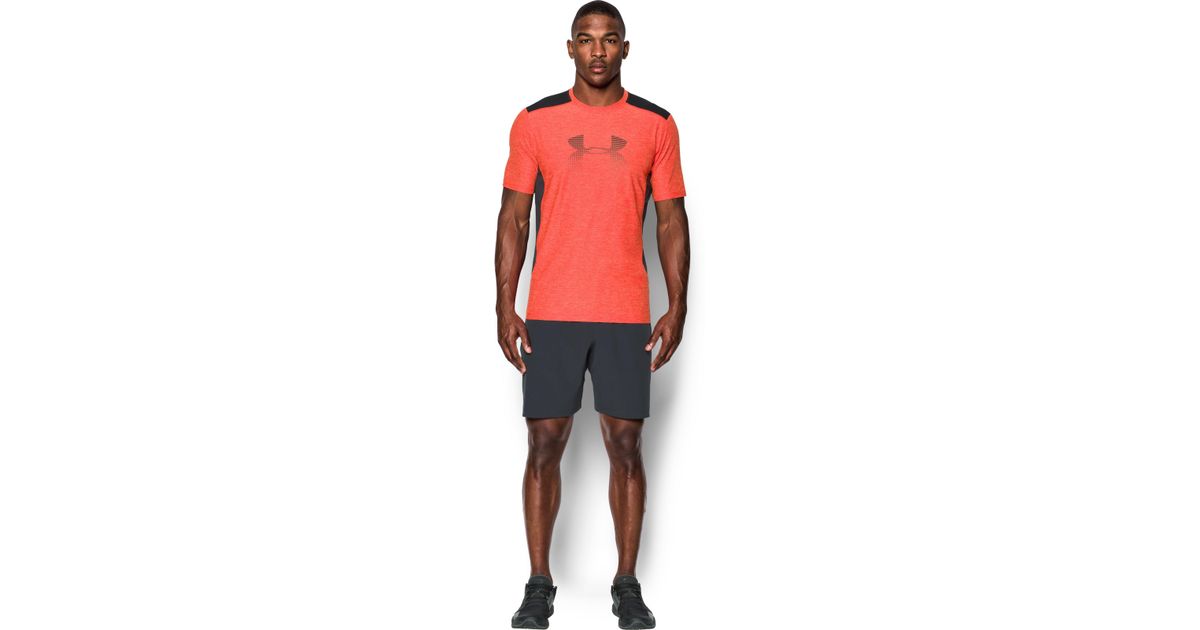 under armour raid t shirt red